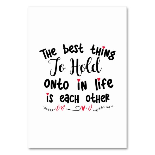 持ち物最高のを夫婦で贈る テーブルナンバー (正面)