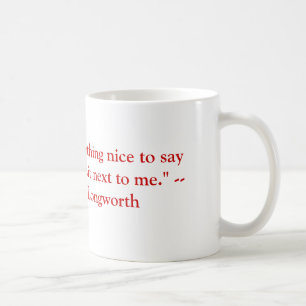 持っていなければについて言うこと素晴らしい何も…. コーヒーマグカップ