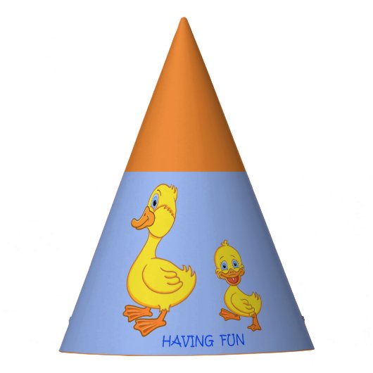 持っているおもしろい パーティーハット (正面)