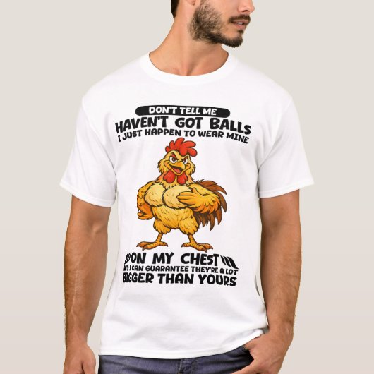 持ってないって言うなよ、着けてるだけだよ Tシャツ (正面)