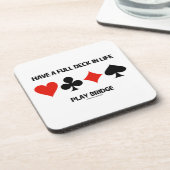 持って下さい生命演劇橋(カードスーツ)で完全なデッキを コースター (左側)