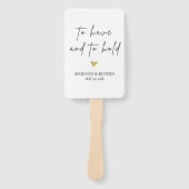 持って持って結婚いる ハンドファン (正面)