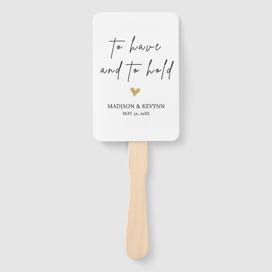 持って持って結婚いる ハンドファン (正面)