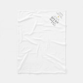 持って持つ結婚式の引き出物フリースブランケット フリースブランケット (正面)