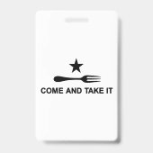 持って来い バッジ (裏面)