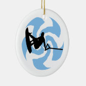 持って来られるWAKEBOARDの雷 セラミックオーナメント (右)