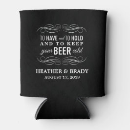 持つことと保持すること。ビールを冷たく保つ | 結婚式 缶クーラー