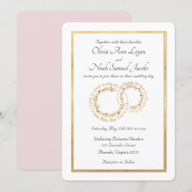 「持つ」そして「大切にする」フラワーリングのウェディングリング招待状