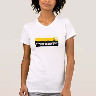 持久力の惑星マイクロ繊維の女性の一重項 Tシャツ