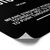 持続やる気を起こさせる引用文 ポスター (角)