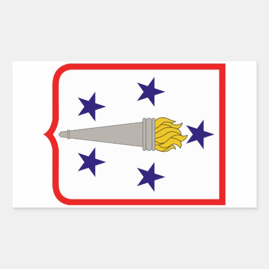 持続可能な卓越性センター 長方形シール (正面)