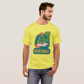 持続可能な自然の耐久性 Tシャツ (正面フル)