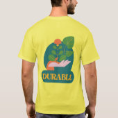 持続可能な自然の耐久性 Tシャツ (裏面)