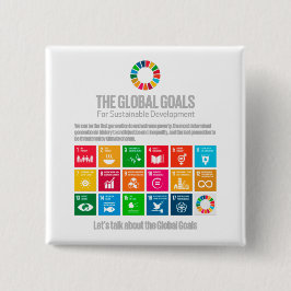 持続可能性のゴールの贈り物についてやる気を起こさせる語ろう 缶バッジ