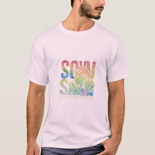 持続可能性の表示 Tシャツ (正面)