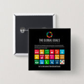 持続可能性ゴールの贈り物インスパイアについて 缶バッジ (正面&裏面)