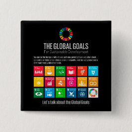 持続可能性ゴールの贈り物インスパイアについて 缶バッジ