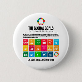 持続可能性ゴールの贈り物インスパイアについて 缶バッジ
