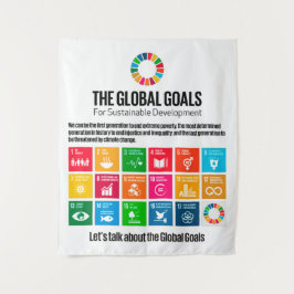 持続可能性目標 ポスター 現代風 おしゃれなギフト タペストリー