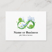 持続可能性 名刺 (正面)