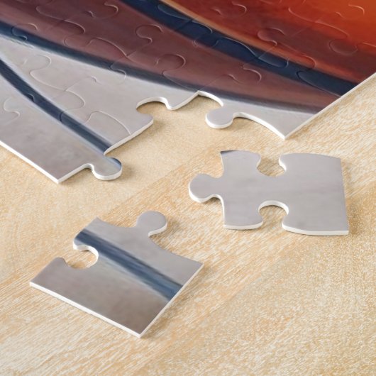 持続性バスケッ感動的プやる気を起こさせる ジグソーパズル (側面)