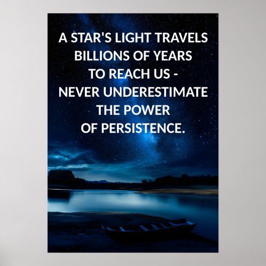 持続性ポスタやる気を起こさせるー引用文 ポスター (正面)