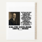 持続性決定Omnipotential Coolidge Qte プランナー手帳 (裏面)