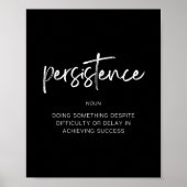 持続性 ポスター (正面)