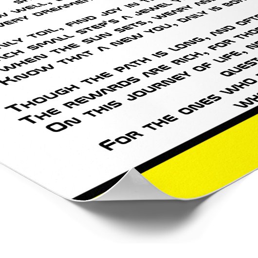 持続性 ポスター (角)