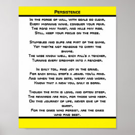 持続性 ポスター