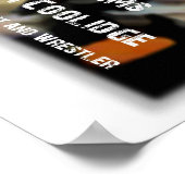 持続性 – レスリング ポスター (角)