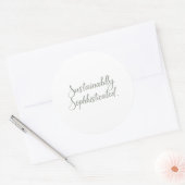 持続的に洗練された ラウンドシール (封筒)