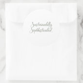 持続的に洗練された ラウンドシール (バッグ)