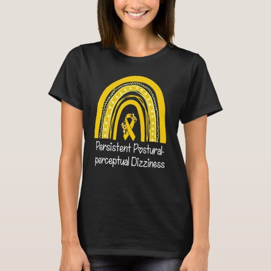 持続的姿勢知覚眩暈PPPDイェル Tシャツ (正面)