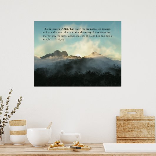 持続語 ポスター (キッチン)