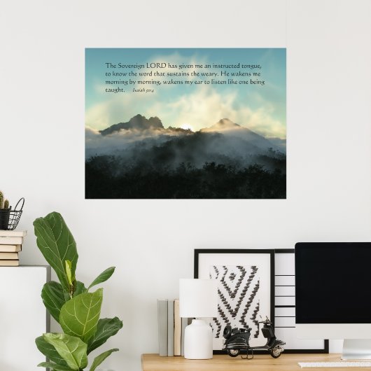 持続語 ポスター (ホームオフィス)