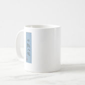 "持続"のマグ コーヒーマグカップ (正面左)