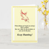 持続 カード (黄色い花)