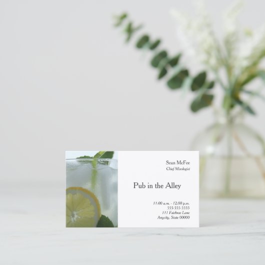 持頭酒 名刺 (スタンド正面)