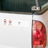 指さし泣きベビー バンパーステッカー (トラック上)