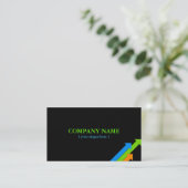 指す生産性の矢が付いているモダンなカード 名刺 (スタンド正面)