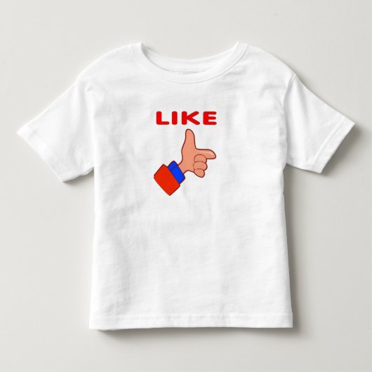 指のように トドラーTシャツ (正面)