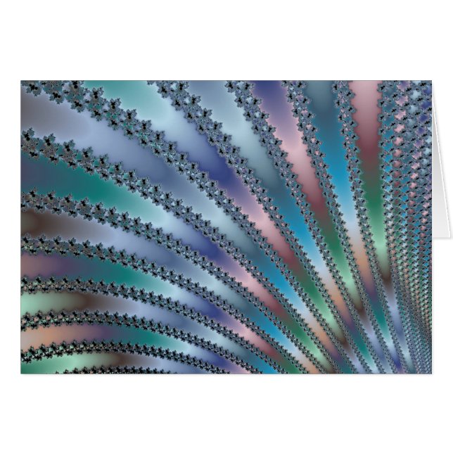 指のフラクタルの芸術 (正面横)