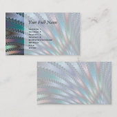 指のフラクタルアート 名刺 (正面/裏面)