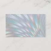 指のフラクタルアート 名刺 (裏面)