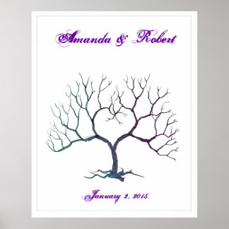 指のプリントツリー ポスター