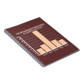 指の使い勝手カスタム性カラーノートブック ノートブック (右側)