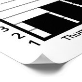 指の使カスタム用性 ポスター (角)