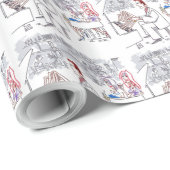 指の光沢ラッピング紙 ラッピングペーパー (ロールコーナー)