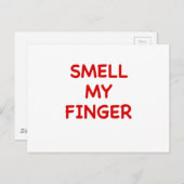 指の匂いがする ポストカード (正面/裏面)